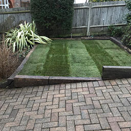 herringbone block paving