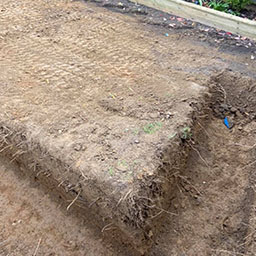 groundworks in a garden